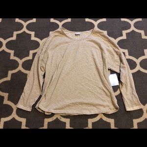 Columbia, warm cotton long sleeve striped shirt